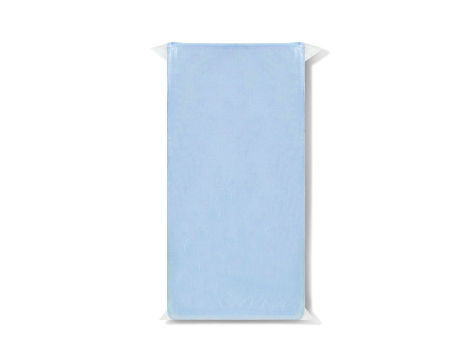 Blue Microfiber Glass Towel